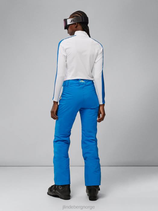 J.Lindeberg kvinner isella bukse directoire blå klær F8642058