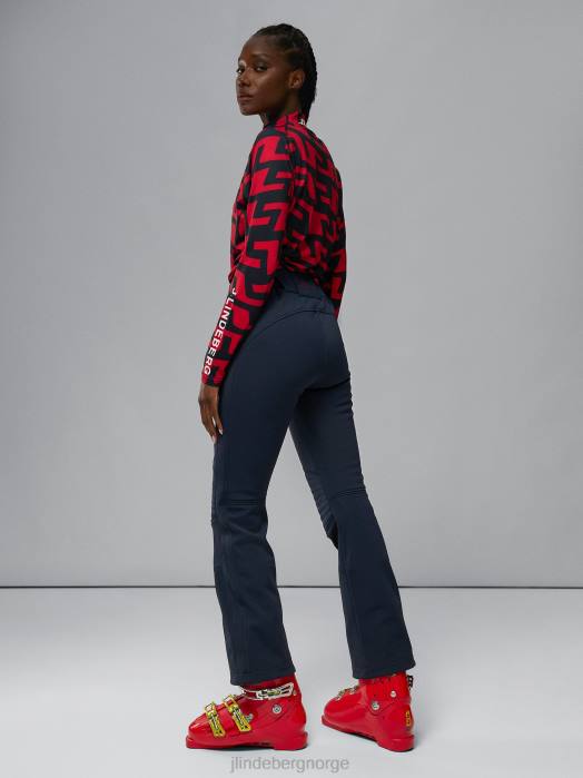 J.Lindeberg kvinner stanford bukse marinen klær F8642052