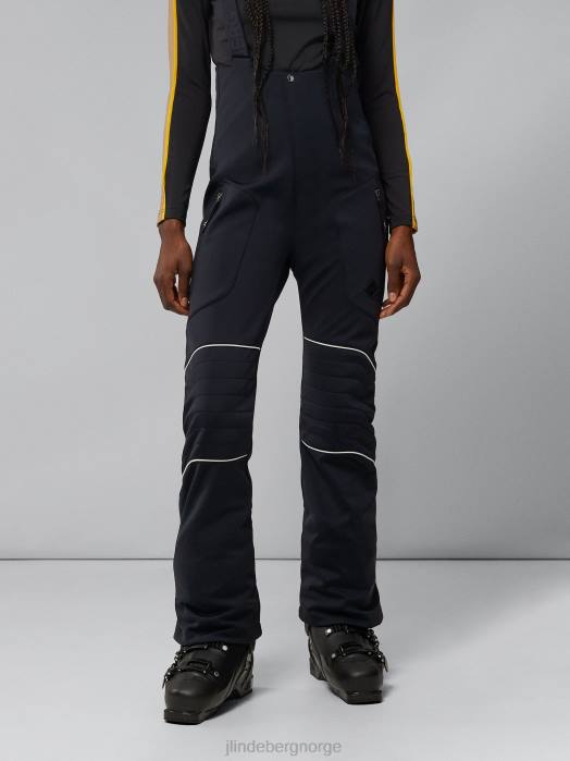 J.Lindeberg kvinner stanford pro smekkebukse svart klær F8642063