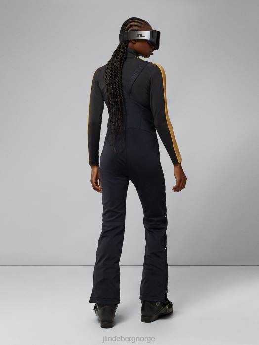 J.Lindeberg kvinner stanford pro smekkebukse svart klær F8642063