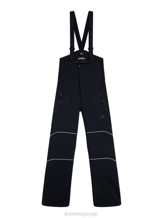 J.Lindeberg kvinner stanford pro smekkebukse svart klær F8642063