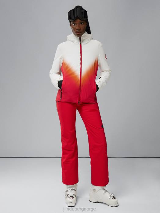 J.Lindeberg kvinner halo pro print jakke Barbados kirsebær klær F8642025