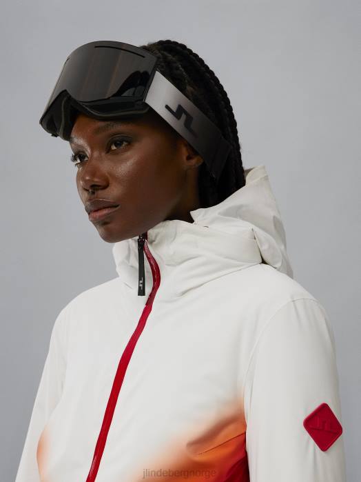 J.Lindeberg kvinner halo pro print jakke Barbados kirsebær klær F8642025