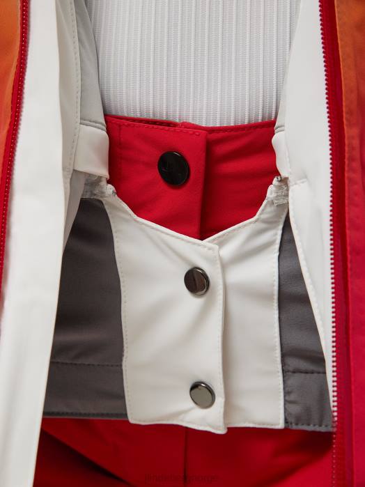 J.Lindeberg kvinner halo pro print jakke Barbados kirsebær klær F8642025