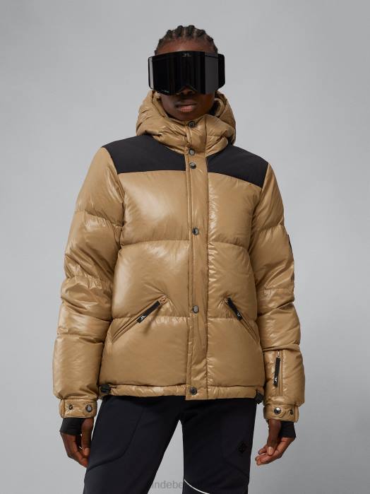 J.Lindeberg kvinner solenergi dunjakke tiger brun klær F8642036