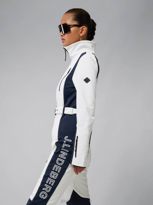 J.Lindeberg kvinner stanford jumpsuit hvit klær F8642039