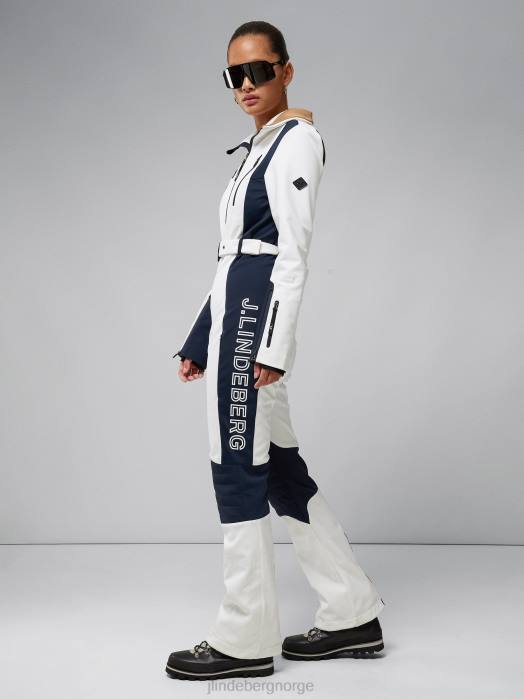 J.Lindeberg kvinner stanford jumpsuit hvit klær F8642039