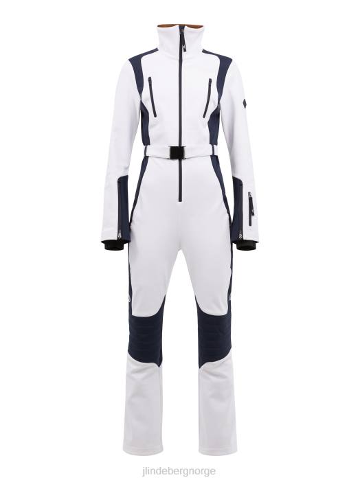 J.Lindeberg kvinner stanford jumpsuit hvit klær F8642039
