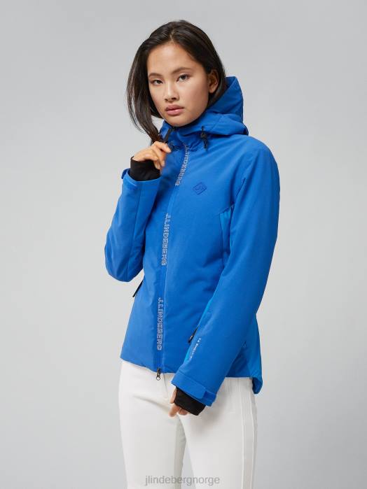 J.Lindeberg kvinner starling jakke directoire blå klær F8642027