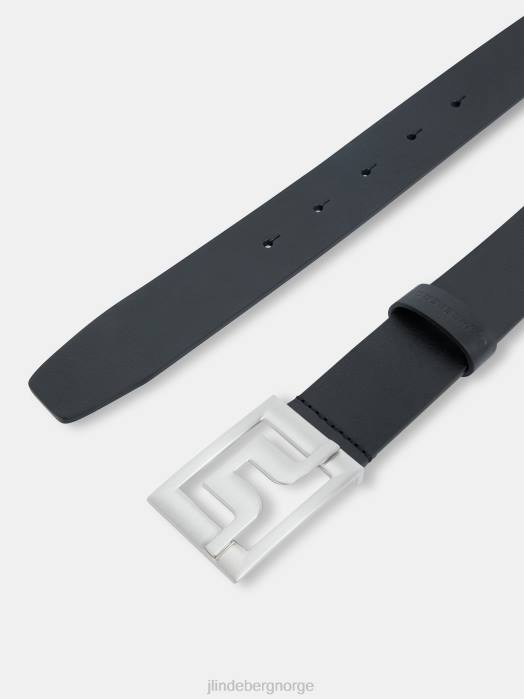 J.Lindeberg menn slater pro skinnbelte svart tilbehør F864896