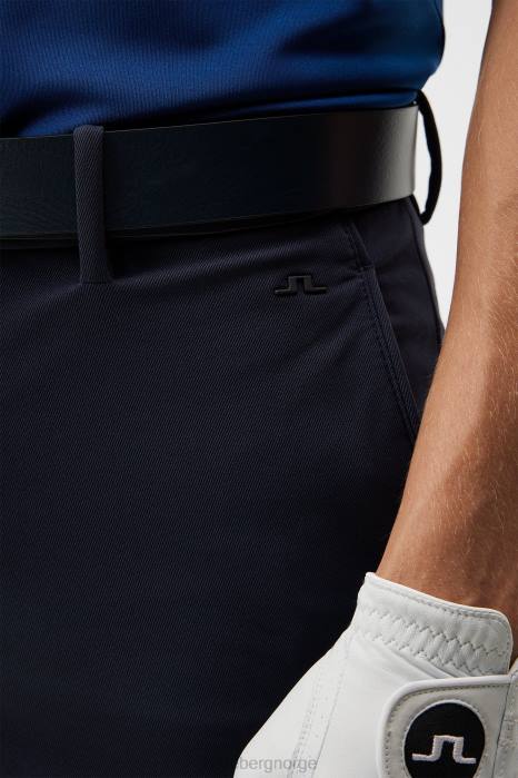 J.Lindeberg menn axil fleece twill bukse marinen klær F864386