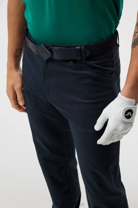 J.Lindeberg menn chin 5-lommers golfbukse marinen klær F864383