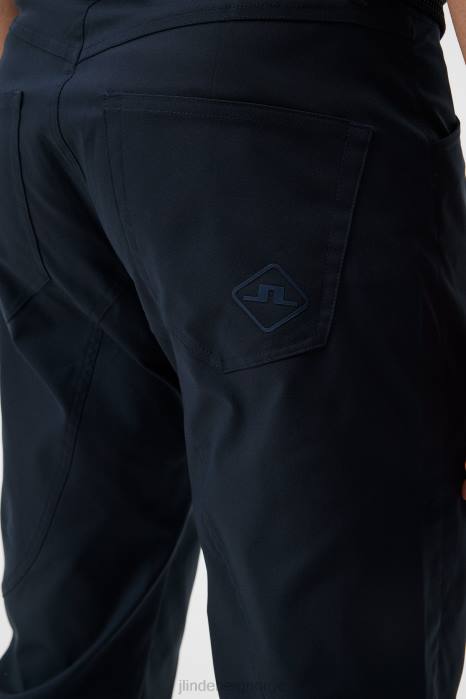 J.Lindeberg menn colorblock bukse marinen klær F864382