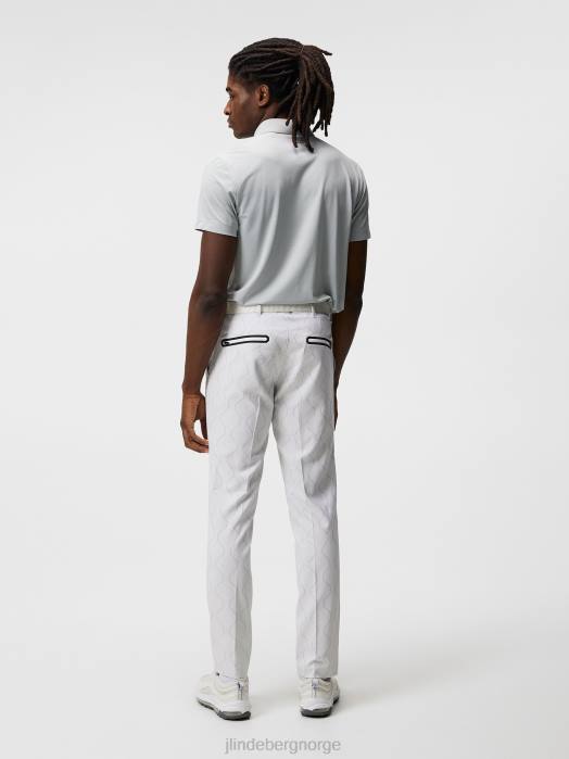 J.Lindeberg menn diamantbukse hvit klær F864417