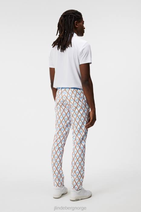 J.Lindeberg menn elott print bukse liten gutt blå diamant klær F864370