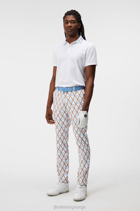 J.Lindeberg menn elott print bukse liten gutt blå diamant klær F864370