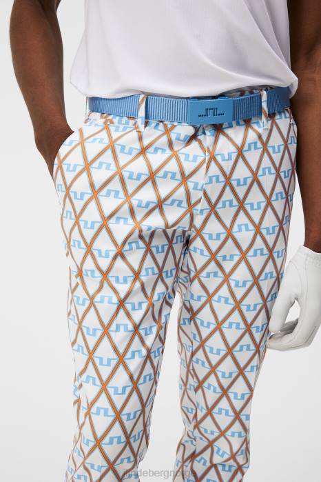 J.Lindeberg menn elott print bukse liten gutt blå diamant klær F864370