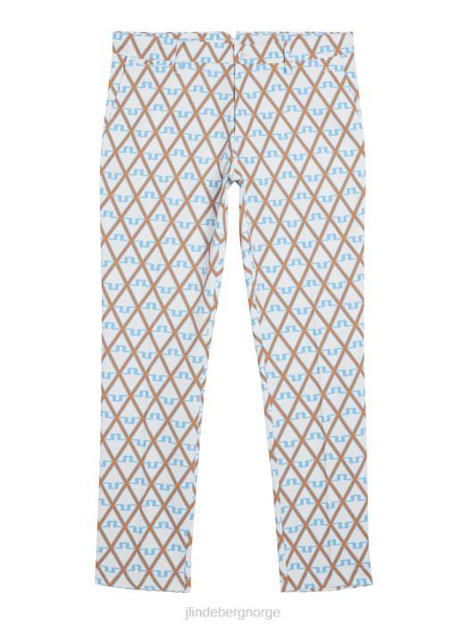 J.Lindeberg menn elott print bukse liten gutt blå diamant klær F864370
