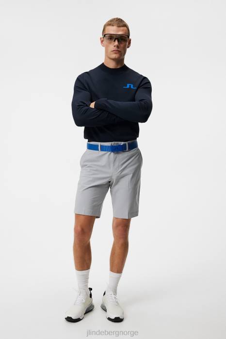 J.Lindeberg menn eloy shorts lys grå melange klær F864485