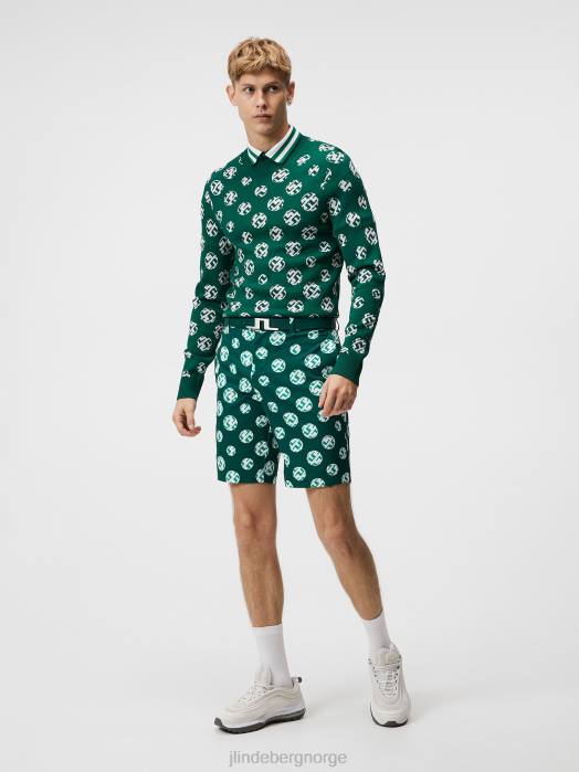 J.Lindeberg menn tim shorts regnskog sfære prikk klær F864452