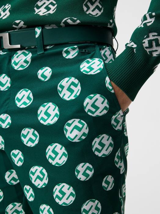 J.Lindeberg menn tim shorts regnskog sfære prikk klær F864452