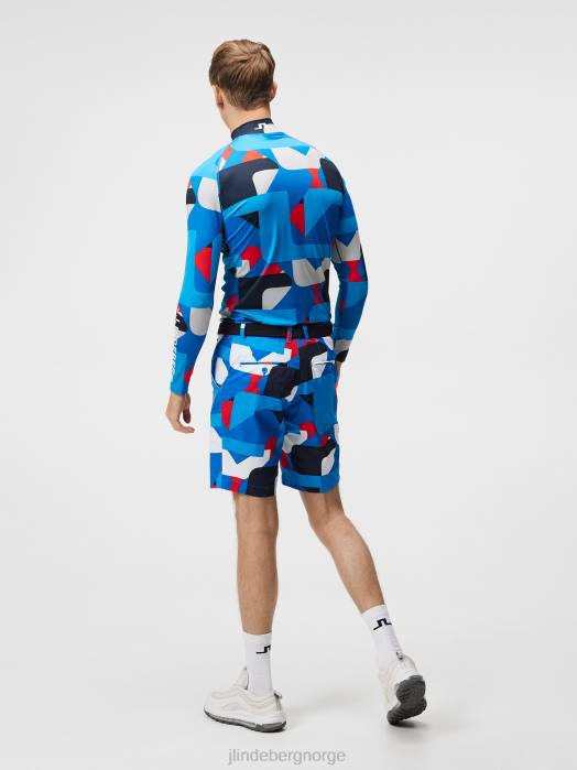 J.Lindeberg menn tim shorts strålende blå storbro klær F864451