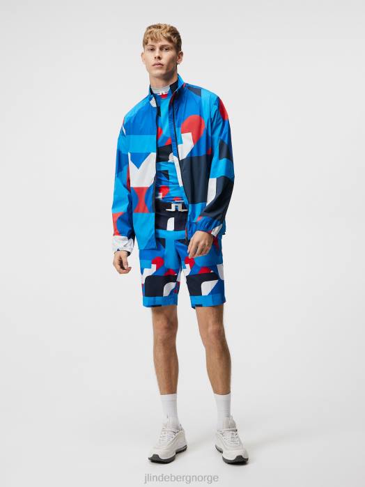 J.Lindeberg menn tim shorts strålende blå storbro klær F864451