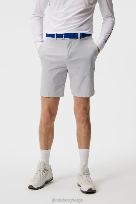 J.Lindeberg menn vent slim shorts høy stige klær F864474