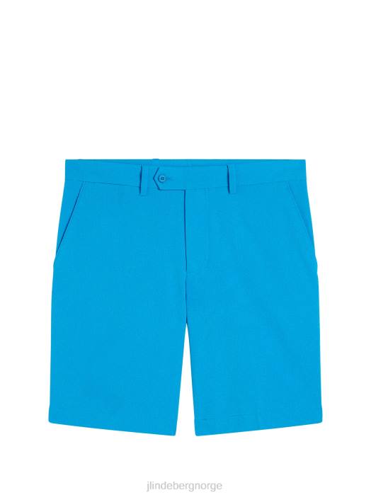 J.Lindeberg menn vent slim shorts strålende blå klær F864470
