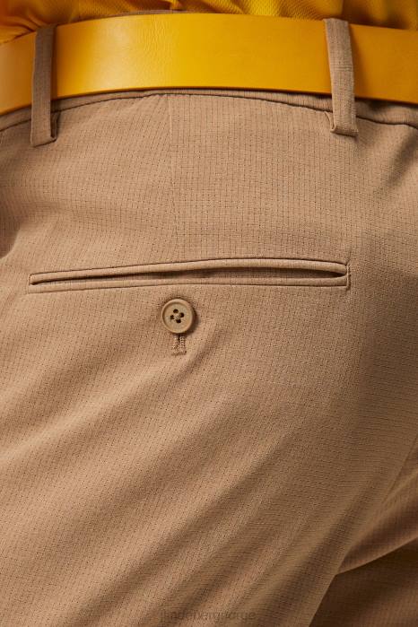 J.Lindeberg menn vent slim shorts tiger brun klær F864469