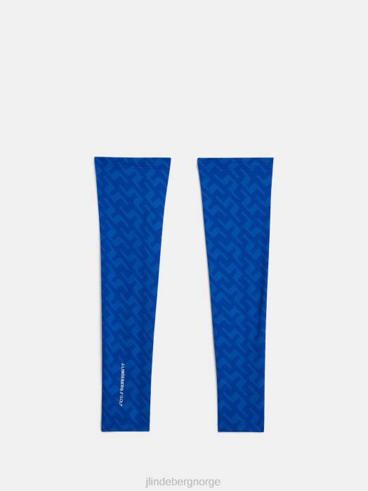 J.Lindeberg menn ray print ermer blåmalt bro tilbehør F864792