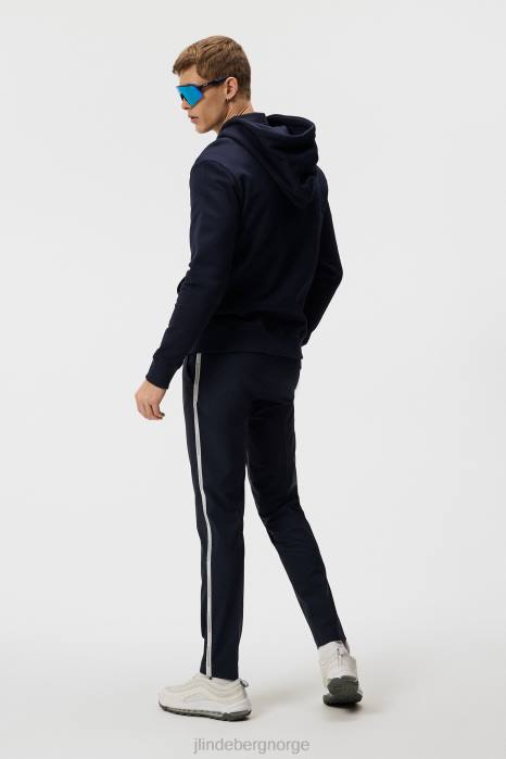 J.Lindeberg menn alfa hette med glidelås marinen klær F864639