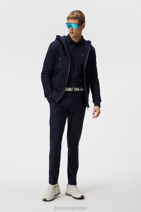 J.Lindeberg menn alfa hette med glidelås marinen klær F864639