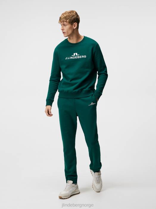 J.Lindeberg menn alpha genser med rund hals regnskog klær F864642
