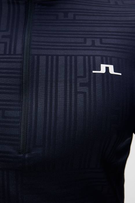 J.Lindeberg menn danny preget mellomlag marinen klær F864629