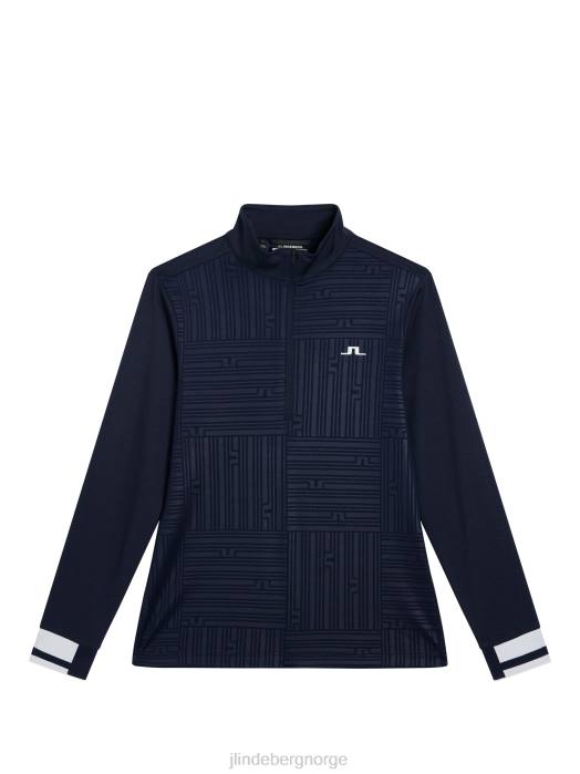 J.Lindeberg menn danny preget mellomlag marinen klær F864629