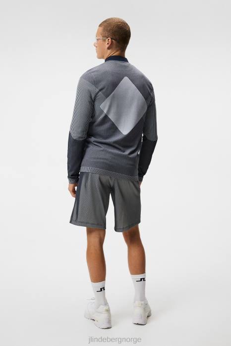 J.Lindeberg menn diamant sømløst mellomlag marinen klær F864645