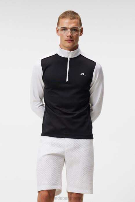 J.Lindeberg menn frotté mellomlag hvit klær F864632