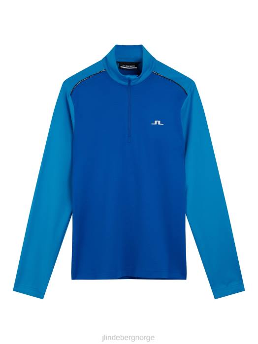 J.Lindeberg menn frotté mellomlag strålende blå klær F864633