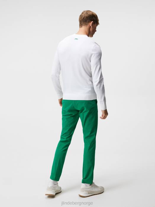 J.Lindeberg menn gus strikket genser hvit klær F864585