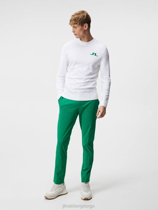 J.Lindeberg menn gus strikket genser hvit klær F864585