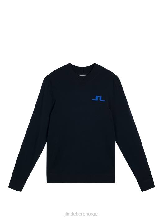 J.Lindeberg menn gus strikket genser marinen klær F864586