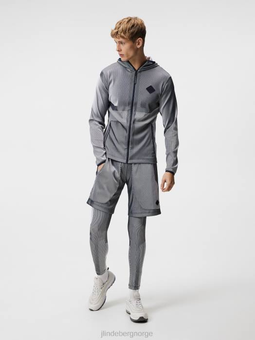 J.Lindeberg menn hette i jacquard marinen klær F864634