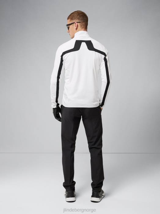 J.Lindeberg menn jarvis mellomlag hvit klær F864671