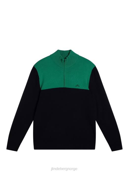 J.Lindeberg menn jeff strikket genser svart klær F864591