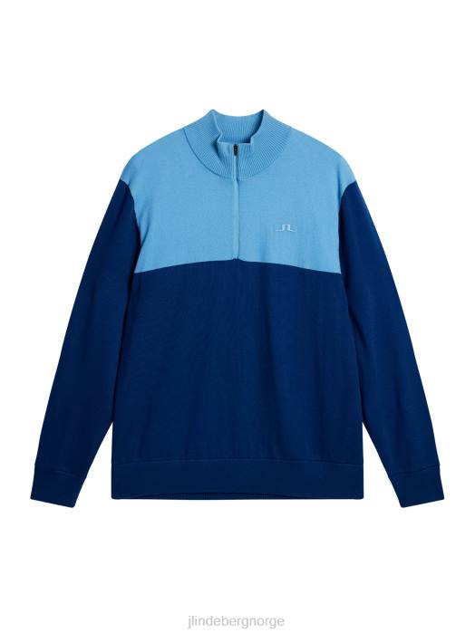 J.Lindeberg menn jeff vindjakke genser eiendom blå klær F864507