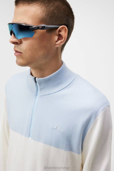 J.Lindeberg menn jeff vindjakke genser hvit klær F864505