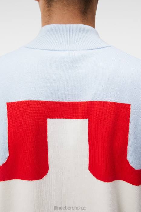 J.Lindeberg menn jeff vindjakke genser hvit klær F864505