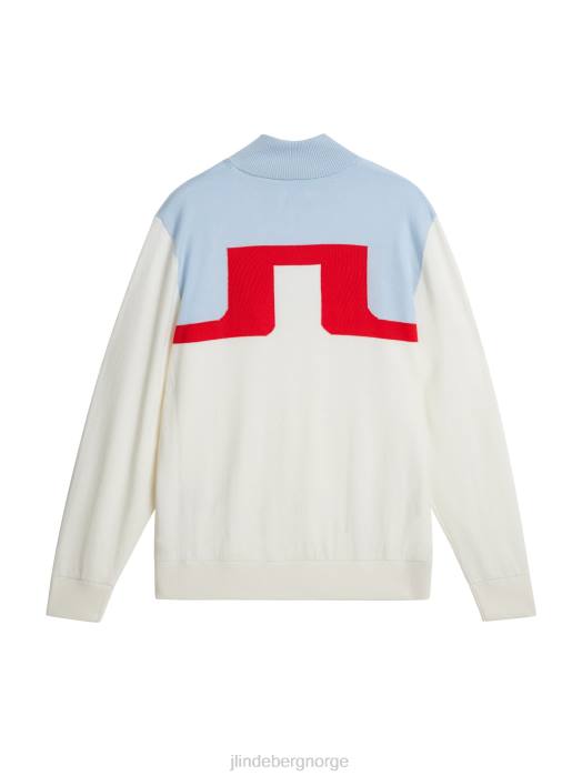 J.Lindeberg menn jeff vindjakke genser hvit klær F864505