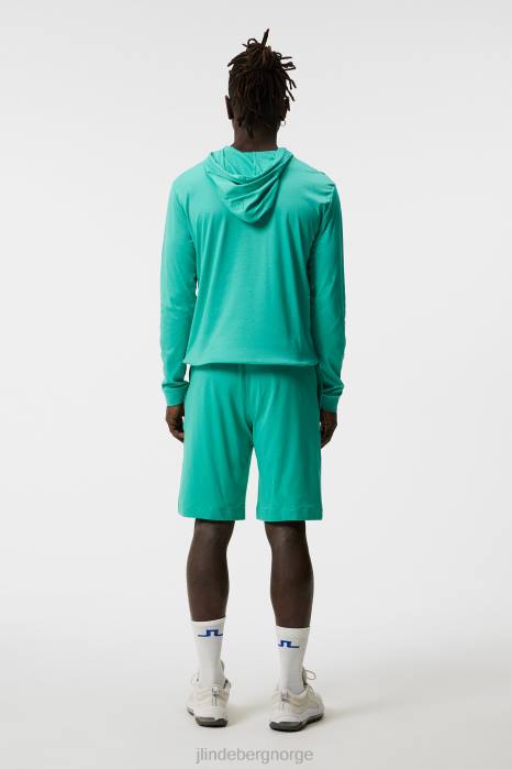 J.Lindeberg menn logo shorts lys aqua klær F864571